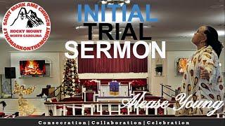 #themarkonthemount @ Worship | Alease Young Initial Trial Sermon | 29 December 2024