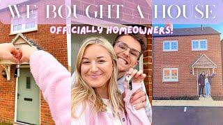 WE BOUGHT OUR FIRST HOUSE  | Getting the keys, empty house tour, moving day, & getting organised