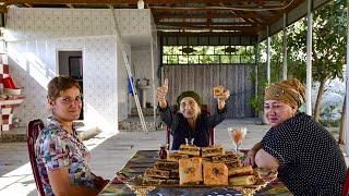 Grandma Cooked Sochi Baklava with Walnuts! Village Life