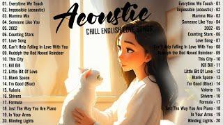 Chill Acoustic Songs 2024 Cover  New English Acoustic Love Songs  Acoustic Music 2024 Top Hits