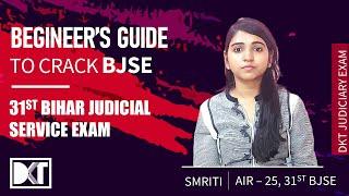 Bihar Judicial Service Exam | Strategy To Crack in First Attempt | By Smriti, Rank 25, 31st BJSE