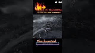 GHOST OF TUSHIMA- 4k 60fps HDR gameplay #ghostoftsushimaikiislandps4gameplay #viralvideo #shortvideo