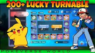 200+ LUCKY TURNABLE SPIN in POKEVERSE WORLD | pocket isekai #pokeverse