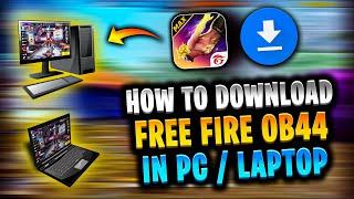 How to download free fire ob44 in pc | Pc me free fire kaise download kare | Free fire in computer