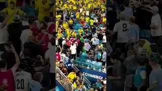 MASSIVE FIGHT Breaks Out in Uruguay vs. Colombia!  #soccer #copa #uruguay