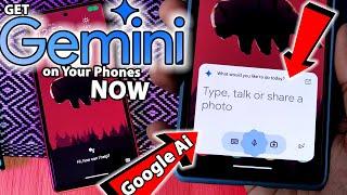 GET Gemini Ai NOW! - How to Get Google's Ai on your Phones