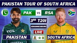 PAKISTAN vs SOUTH AFRICA 3rd T2O Match LIVE COMMENTARY | PAK vs SA T20 MATCH LIVE