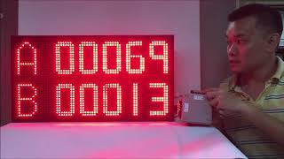 LED Digital Factory Production Counter Display | KPI Display | Electronics 5 Digit Digital Counter