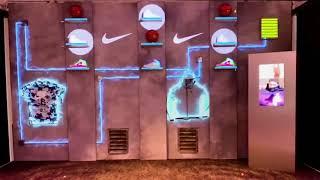 Projection Mapping Nike Retail Wall