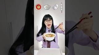 아픈 이모티콘먹방Sick emoticon mukbang #funny #shorts IB:@issei0806