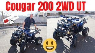Vitacci 200 Cougar 200 UT ATV Review in Blue