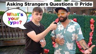 Asking strangers questions at Pride