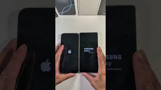 S25 Ultra vs iPhone 16 Pro max Design & Boot Up