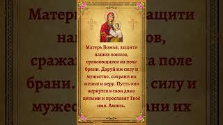 Молитва к Божьей Матери: защита и сила для наших воинов на поле боя