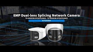 TVT 8MP Dual-Lens Splicing Network Camera-Al function performance