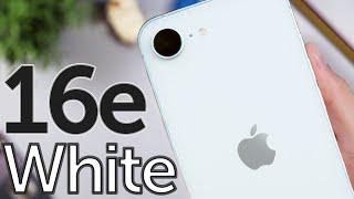 White iPhone 16e Unboxing & First Impressions!