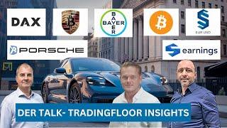 Schlagabtausch:  Bayer | Porsche | EURUSD | Bitoin | LIVE Talk & Chat