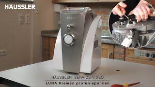 Riemen tauschen bei der Nudelmaschine LUNA | SERVICE