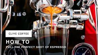 How to pull the perfect shot of espresso