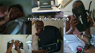 Rotina do meu dia~arruma-se comigo,escola,centro,comprinhas,comida..