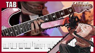 [TAB] Chainsaw man - Op1 Kick back Cover | Guitar Tab | Lesson | Tutorial