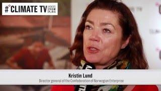 Kristin Skogen Lund, Director general of the Confederation of Norwegian Enterprise