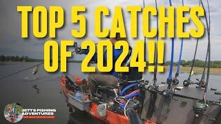 Top 5 Catches of 2024!!! | Giant Bass Fishing Edition!!