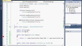 Comparing 2 list of objects in C# using IEquatable