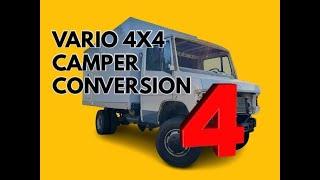 Vario 814DA 4x4 Camper Conversion part 4