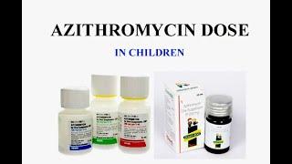 azithromycin dose in children