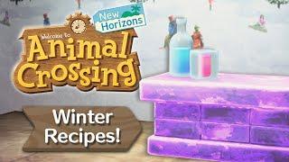 Best Way to Find All Winter Recipes | Animal Crossing New Horizons