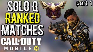 SOLO QUEUE MASTER I RANKED GAMEPLAY in CALL OF DUTY MOBILE | SEASON 2 of RANKED | COD MOBILE | CODM