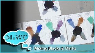 6 Ways to Mix Blacks and Darks in Watercolor