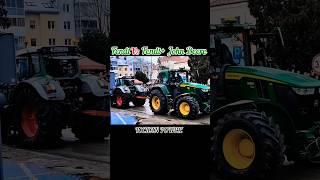 John Deere vs fendt vs Fendt tractor tochan#tochanking #automobile #tractorpulling #farming #