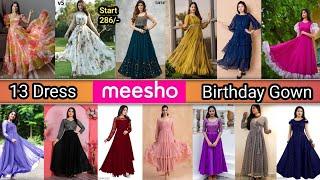 PART-2  *Huge* Meesho party wear gown haul | Birthday outfit  | Tryon Haul | Honest Review |