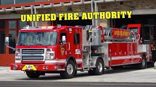 [HEAVY AIRHORN!] - UNIFIED FIRE | Heavy Rescue 117, Tiller Ladder 117 & Medic responding URGENTLY!