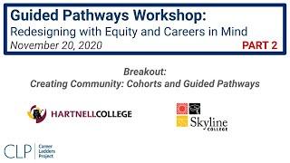 Breakout: Creating Community: Cohorts and Guided Pathways