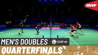 YONEX All England Open 2023 | Liu/Ou (CHN) [5] vs. Ahsan/Setiawan (INA) [3] | QF