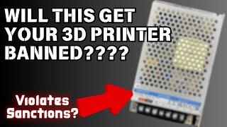 Is your 3D Printer Violating USA Sanctions?? #3dprinting