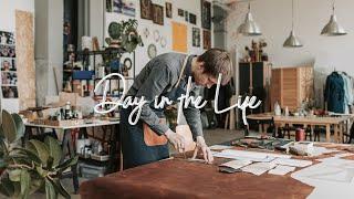 Day in the Life of a Leather Craftsman (Leather Crafting)