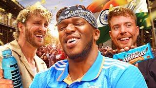 INDIA With MrBeast & Logan Paul