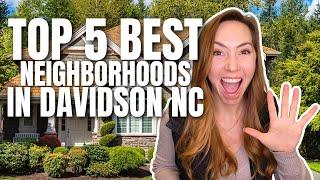 Top 5 BEST Places to Live in Davidson | Where to Live in NC | Charlotte NC VLOG