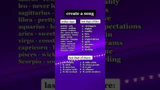 Create A Song