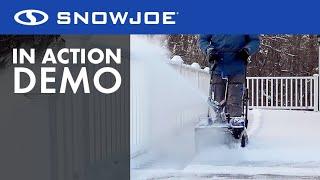 24V-X2-SB18 - Snow Joe 48-Volt IONMAX Cordless 18-Inch Snowblower Kit - Live Demo