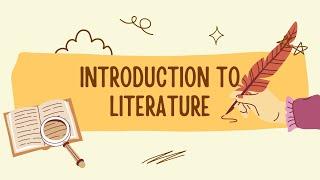 What is Literature? I Introduction to Literature