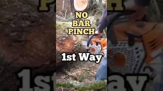 Never to Pinch a Chainsaw