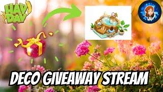 Deco giveaway stream! | Hay Day Livestream 172