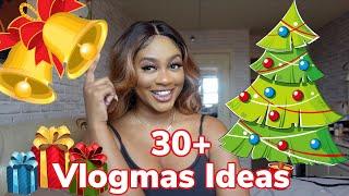 VLOGMAS IDEAS 2021 : 30 VLOGMAS IDEAS FOR YOUTUBE | Andrea Scarlett