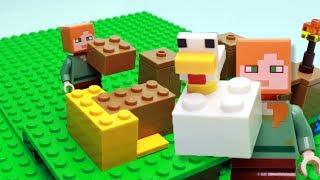 LEGO Minecraft Chicken Coop 21140 Brick Building Stop Motion Animation