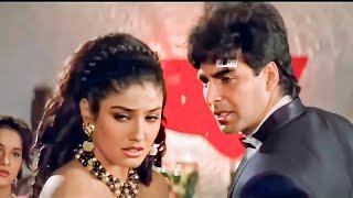 Kaash Kahin Aisa Hota Ki Do Dil Hote Seene Mein | Akshay Kumar, Raveena Tandon | Kumar Sanu | Mohra